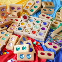 Papoose Toys - Bitcoin Window Earth with tray (15 Piece Set)