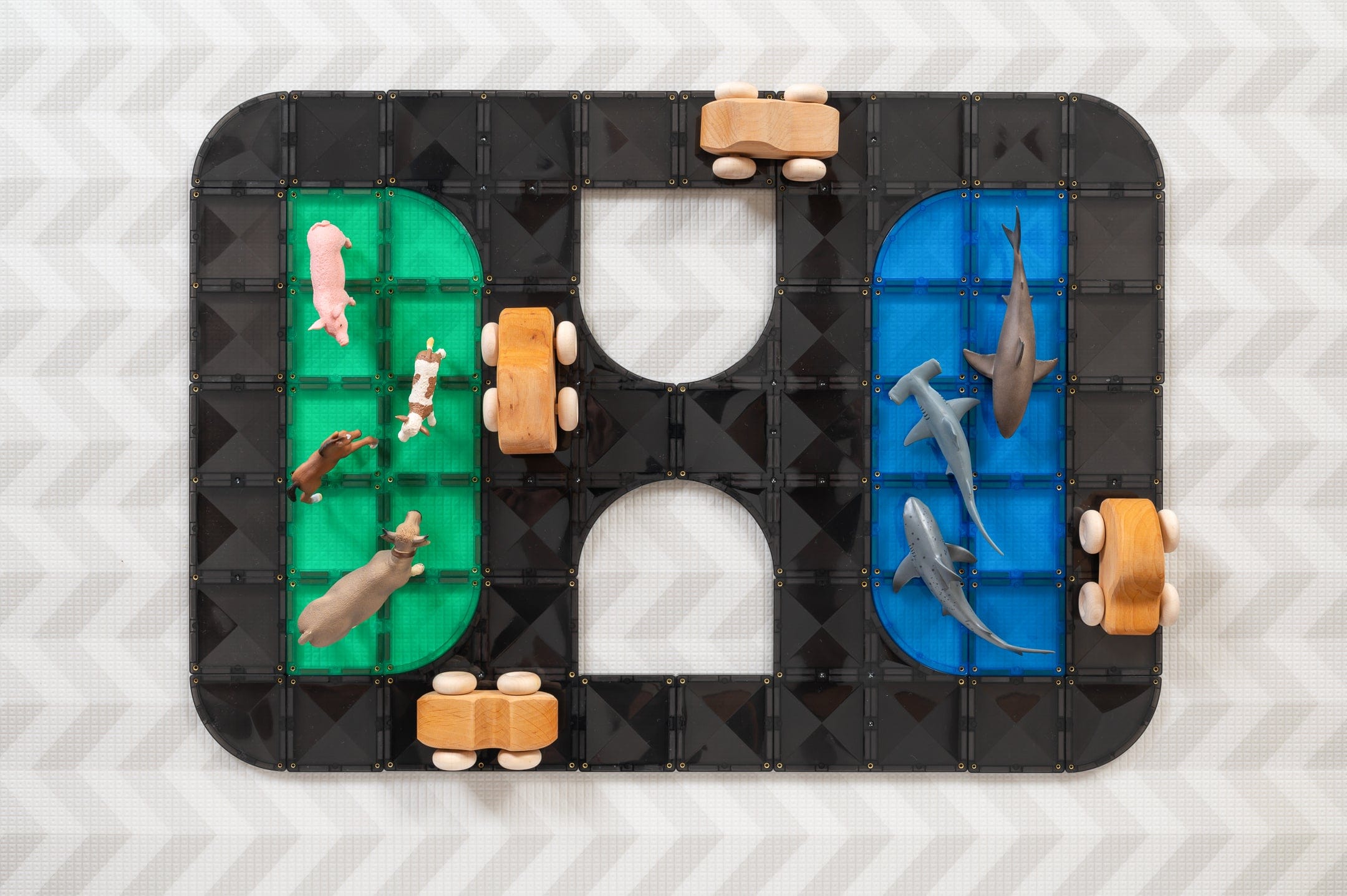 Connetix Tiles Roads Creative Pack 48 Piece