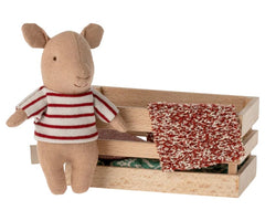 Maileg Pig, Baby in box - Girl