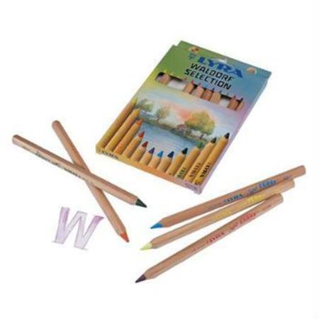 Lyra Super Ferby unlacquered Waldorf 12 assorted colours