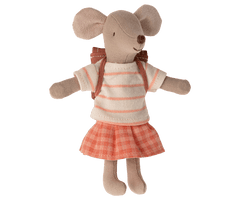 Maileg Tricycle Mouse Big Sister Coral