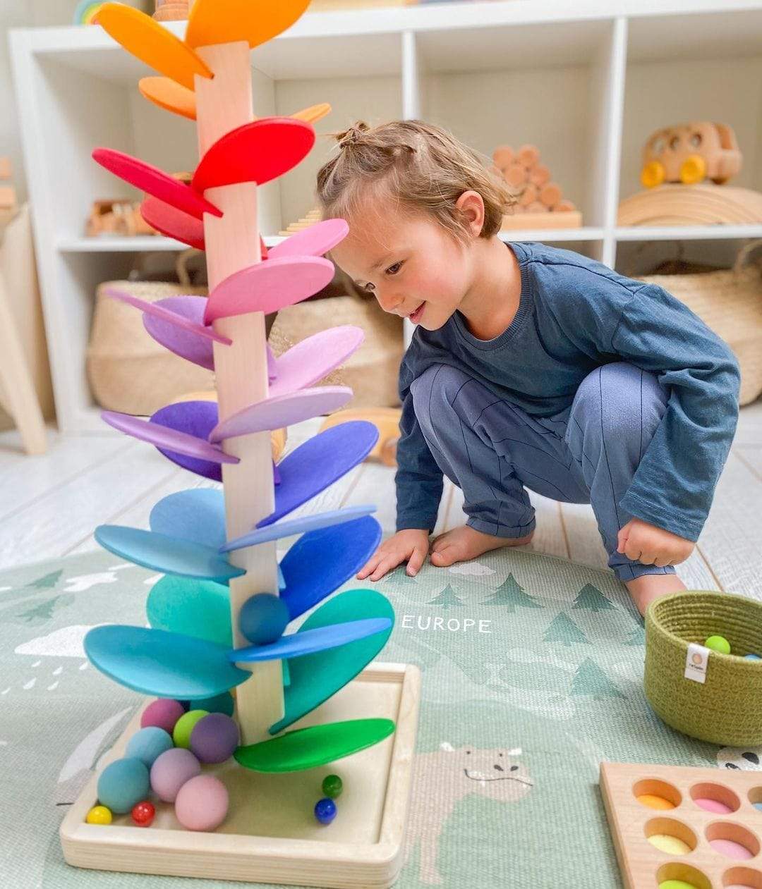 Magic Wood Marble Run Tree Medium 48cm