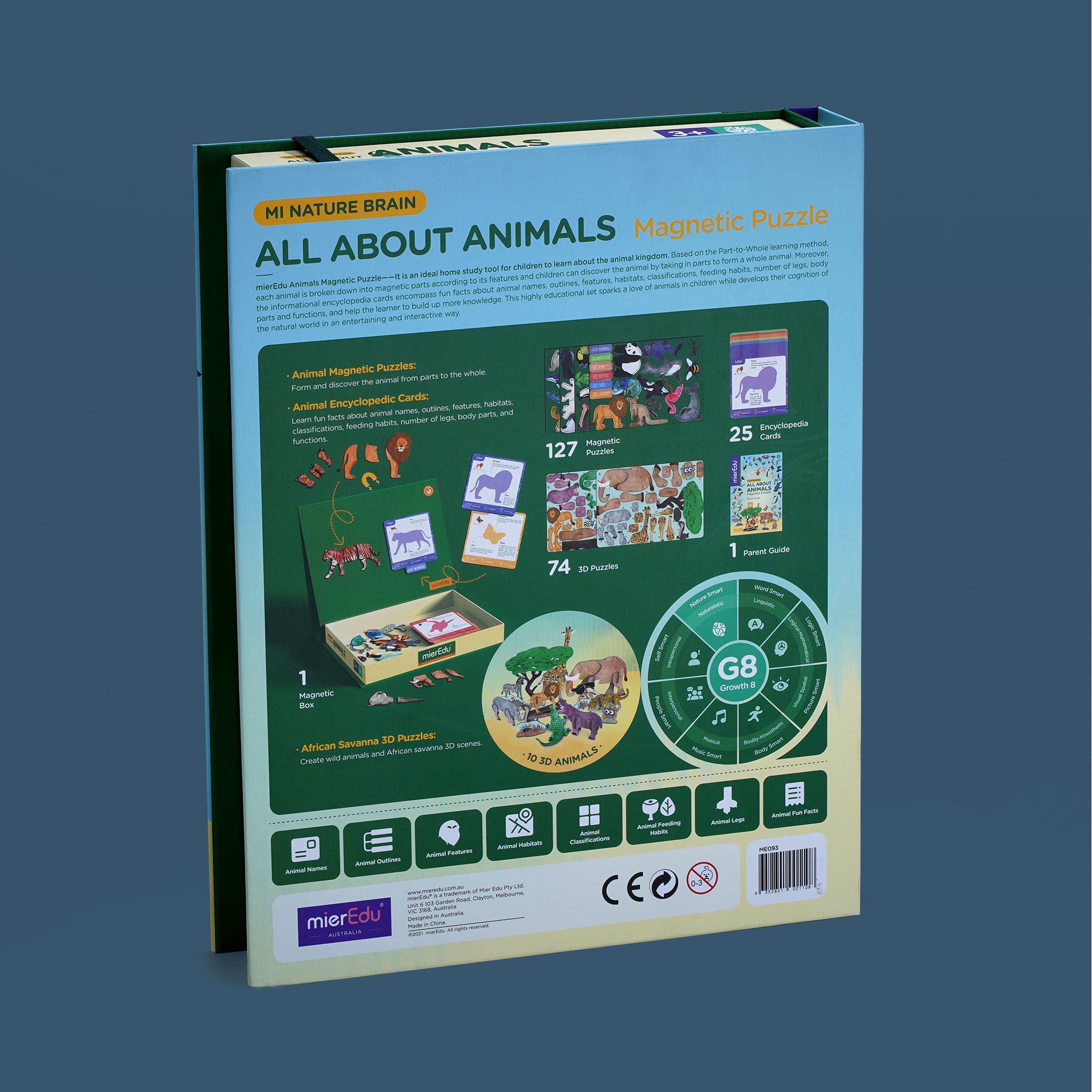 mierEdu All About - Animals Magnetic