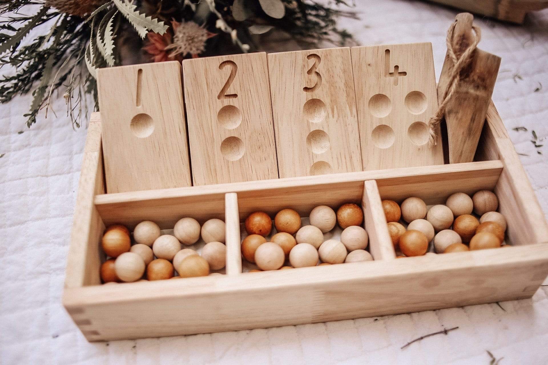 QToys Montessori Sorting Trays set of 3