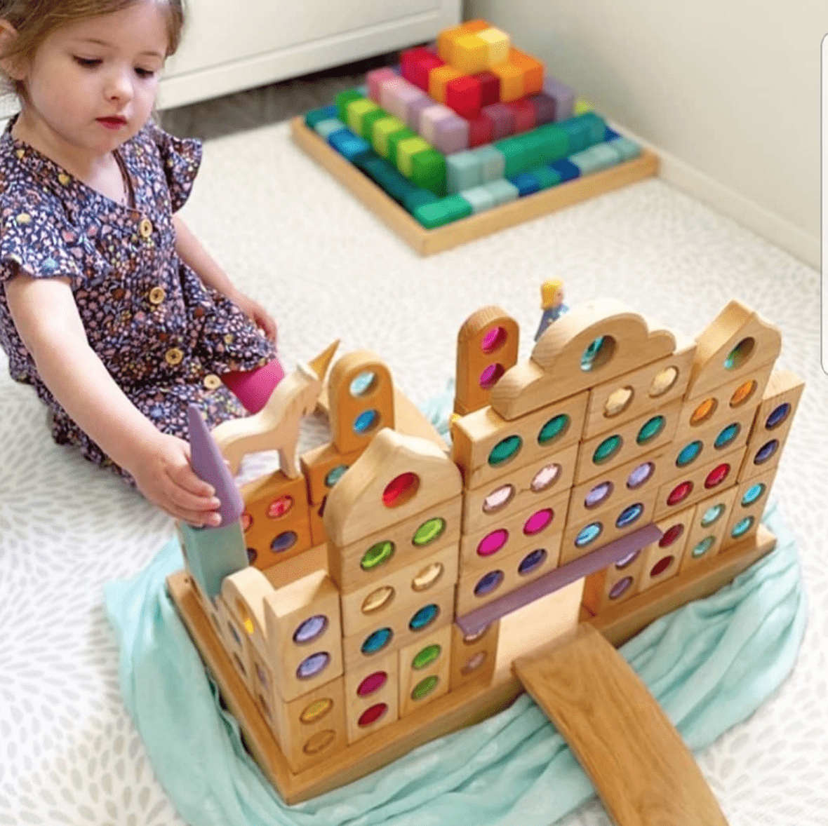 Bauspiel Fairy Natural Window Set of 12 Pieces