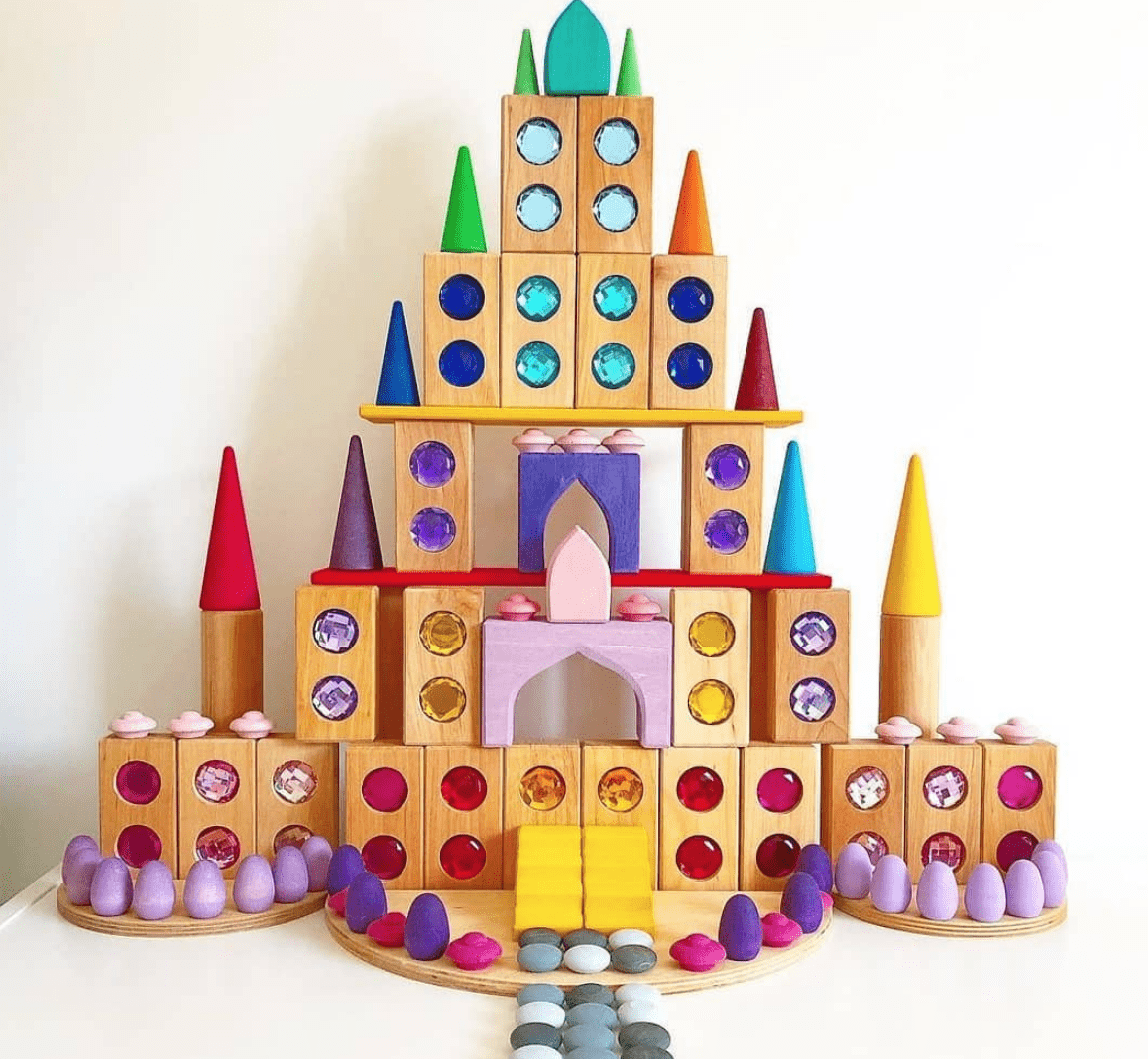 Bauspiel Fairy Natural Window Set of 12 Pieces