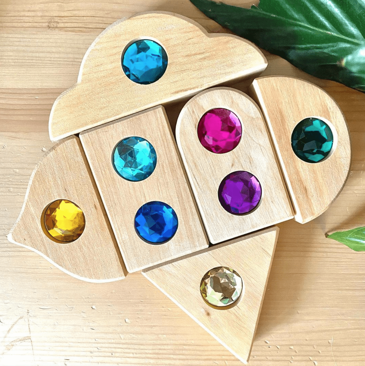 Bauspiel Fairy Natural Window Set of 12 Pieces