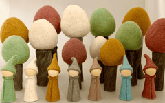 Papoose Toys - Earth Autumn Trees (3 Piece Set)
