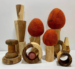 Papoose Toys - Autumn Trees (3 Piece Set)