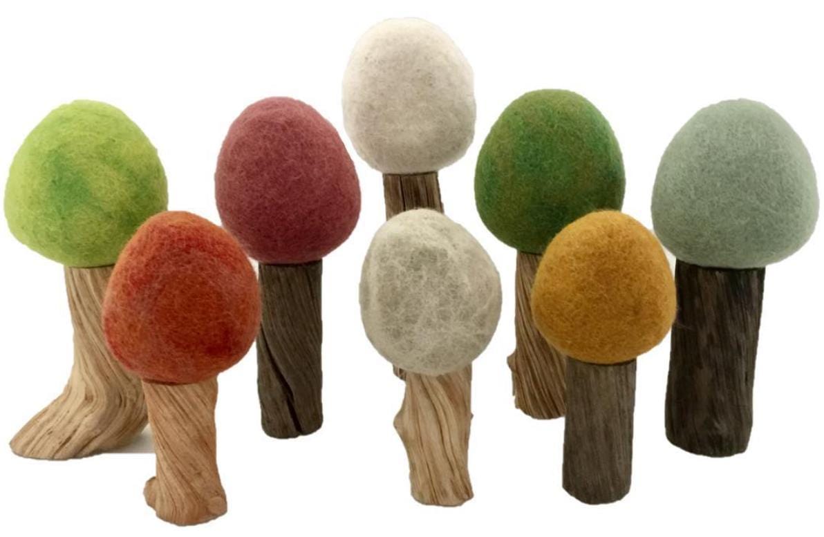 Papoose Toys - Spring Trees (3 Piece Set)