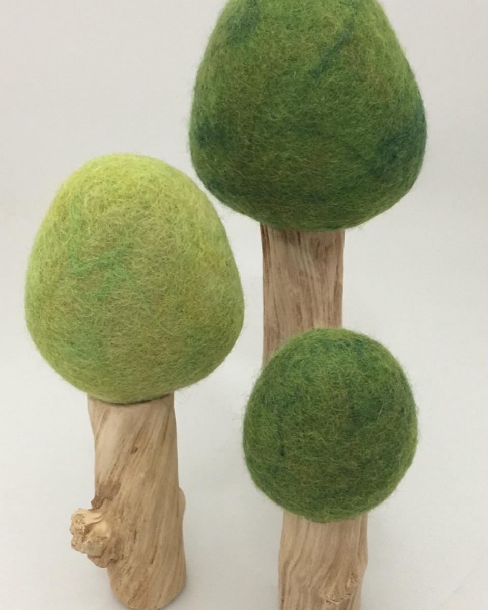 Papoose Toys - Spring Trees (3 Piece Set)
