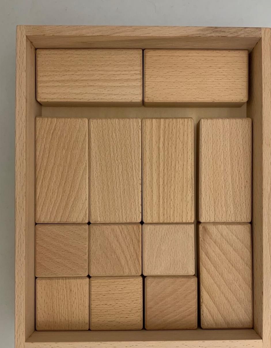 Papoose Toys - Mixed Natural Wood Blocks (30 Piece Set)