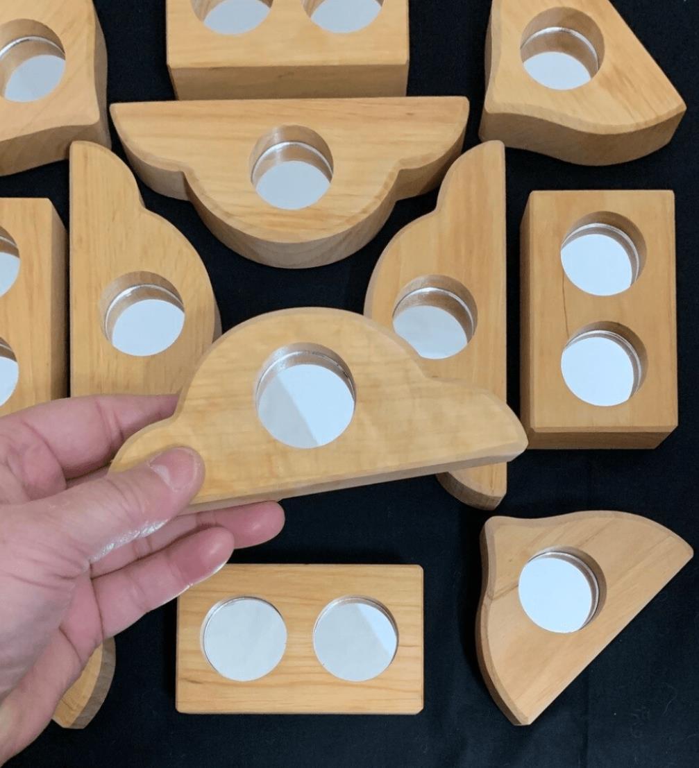 Bauspiel Mirror Blocks 12 Pieces