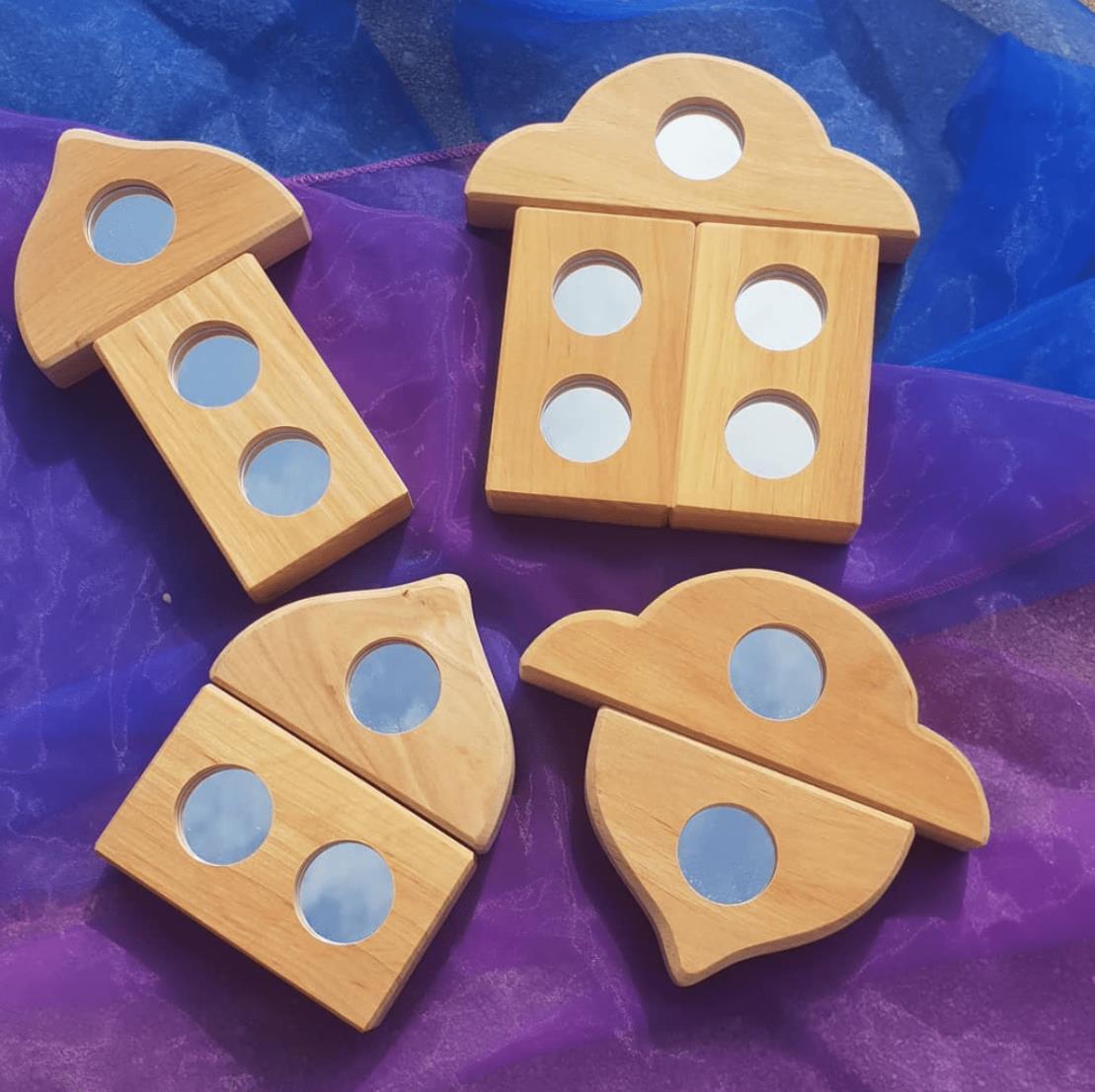 Bauspiel Mirror Blocks 12 Pieces