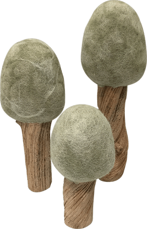 Papoose Toys Four Season Trees Set of 12