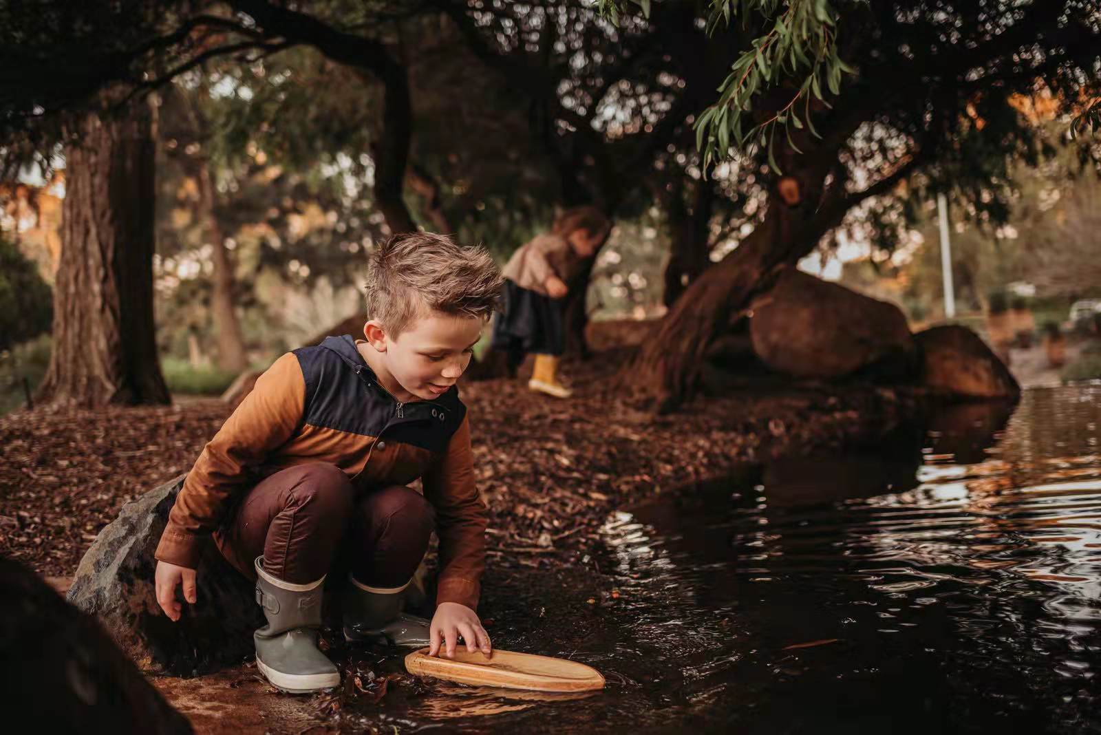 Explore Nook Wooden Toy Boat Canoe