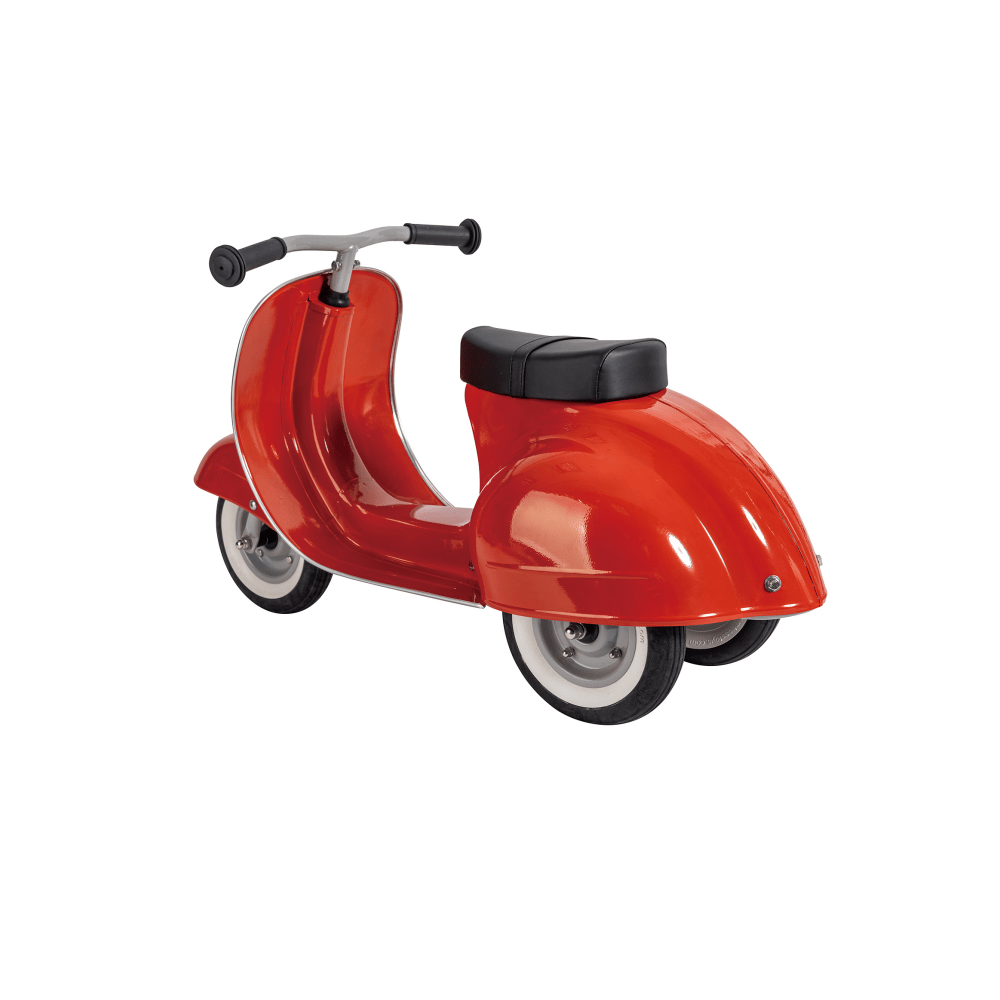 Ambosstoys Primo Classic Red Ride-On  (Leather Seat)