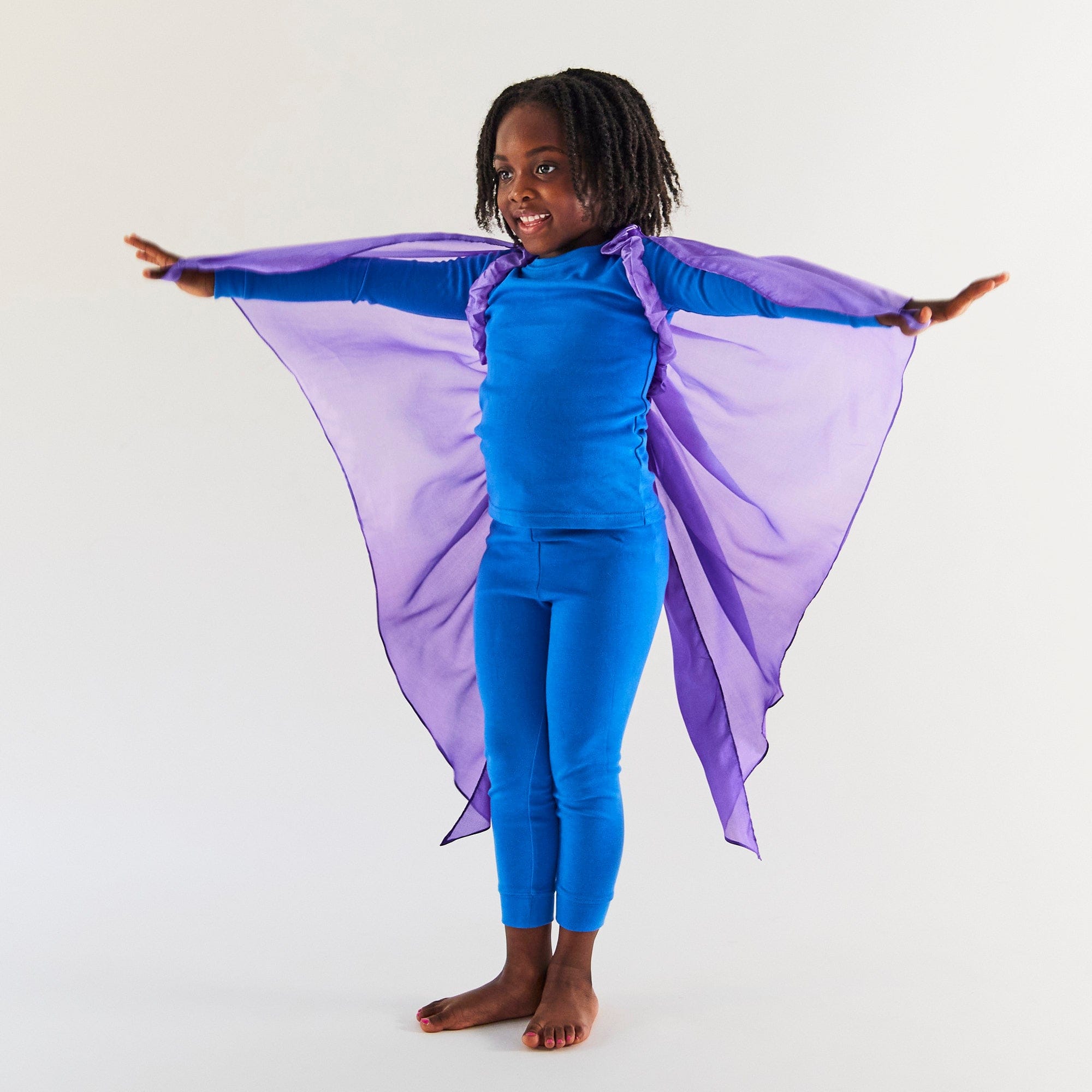 Sarah's Silks Purple Dinosaur Wings