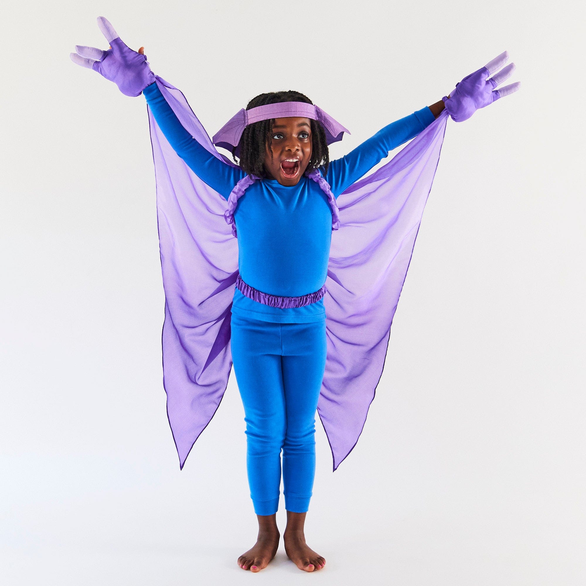 Sarah's Silks Purple Dinosaur Wings