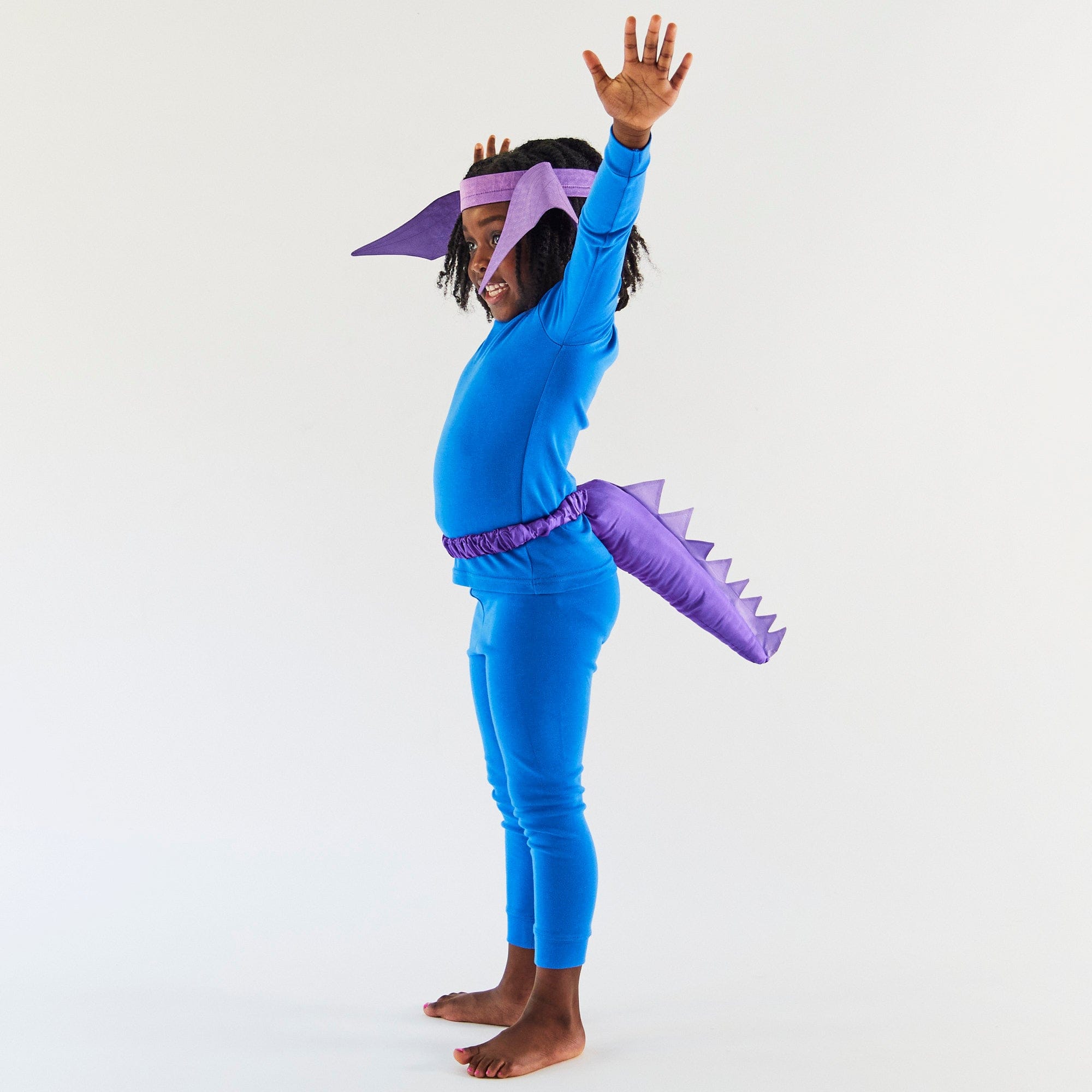 Sarah's Silks Purple Dinosaur Tail