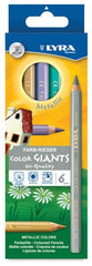 Lyra Colour Giants Unlacquered 6 Assorted Colours