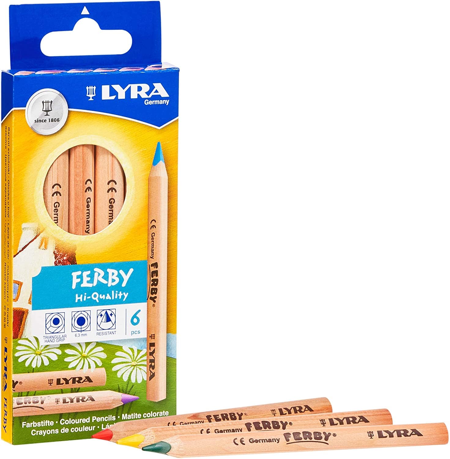 Lyra Ferby (short) Standard 6 Assorted Unlacquered