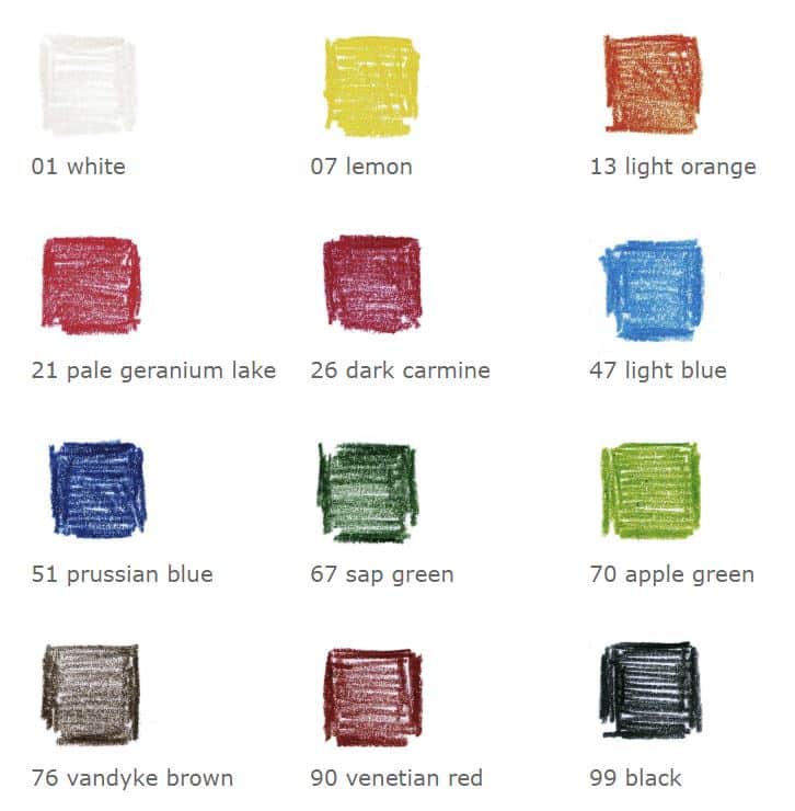 Lyra Rembrandt Aquarelle Watercolour Pencil, Tin 12 Assorted