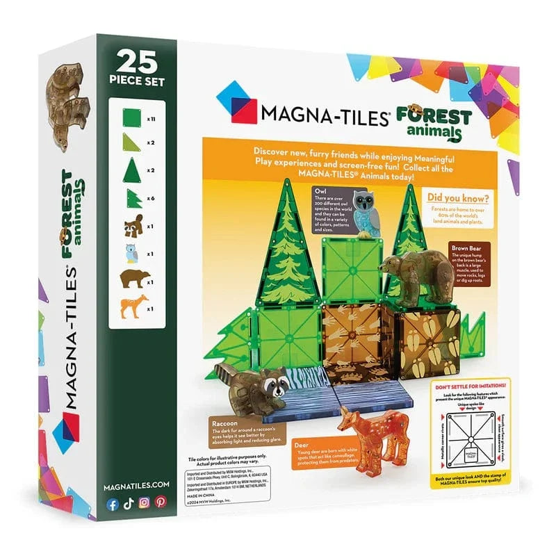MAGNA-TILES - Forest Animals - 25 Piece Set