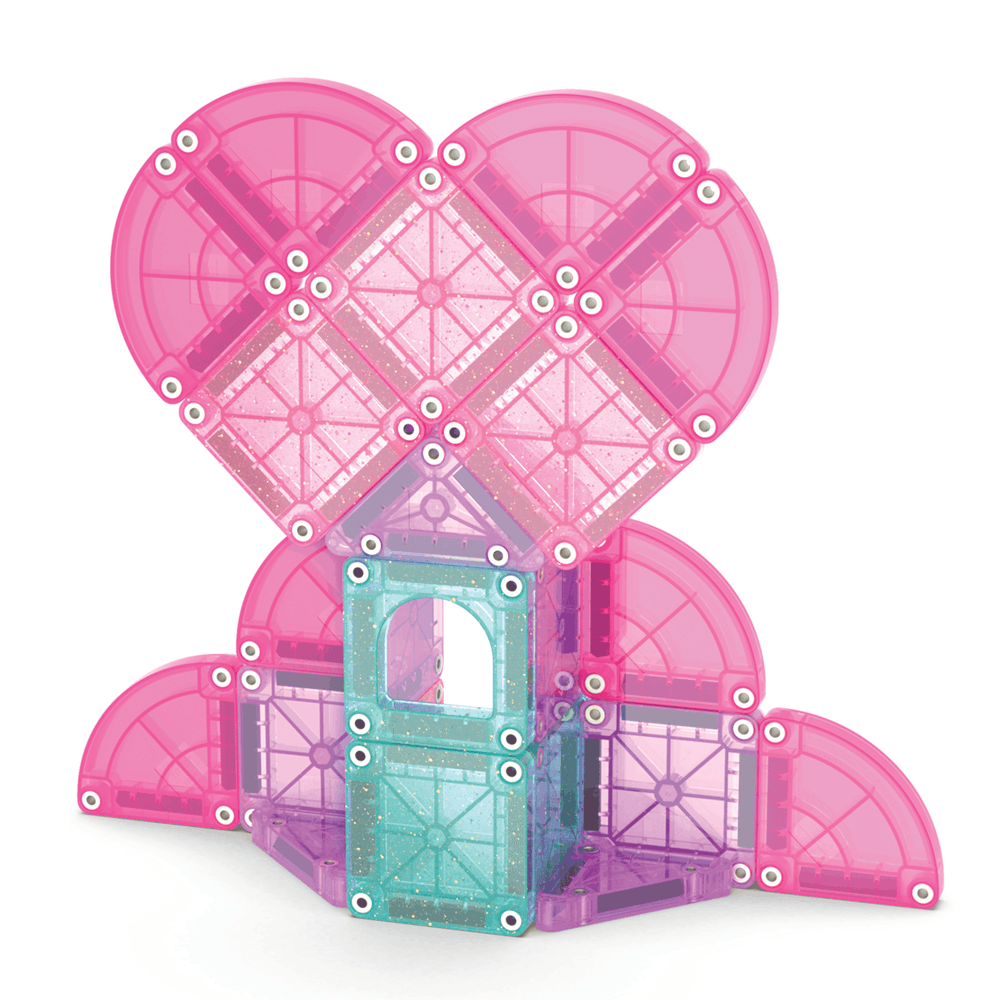 MAGNA‑TILES - microMAGS Heart to Heart Travel Set - 26 Piece