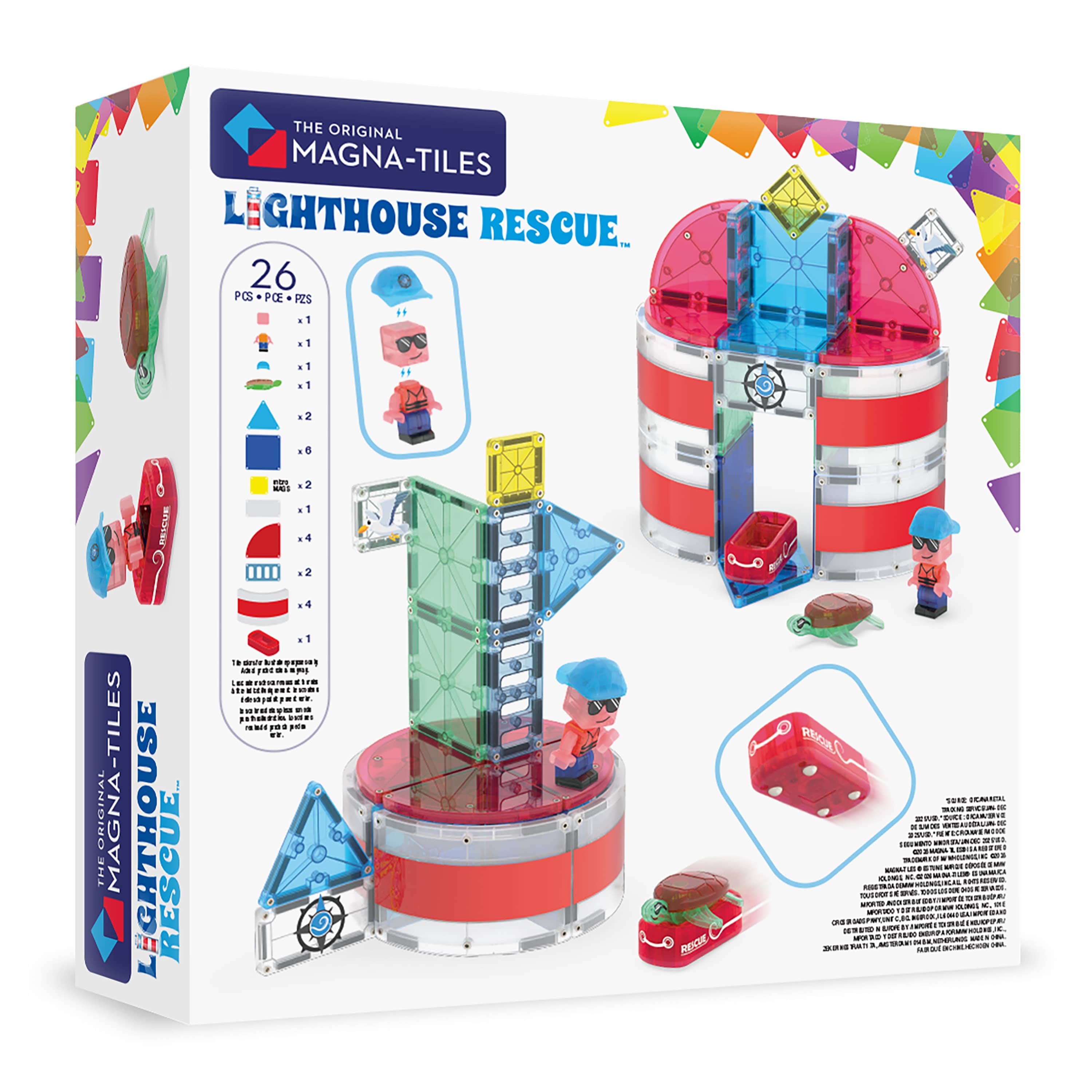 MAGNA-TILES - Lighthouse Rescue - 26 Piece