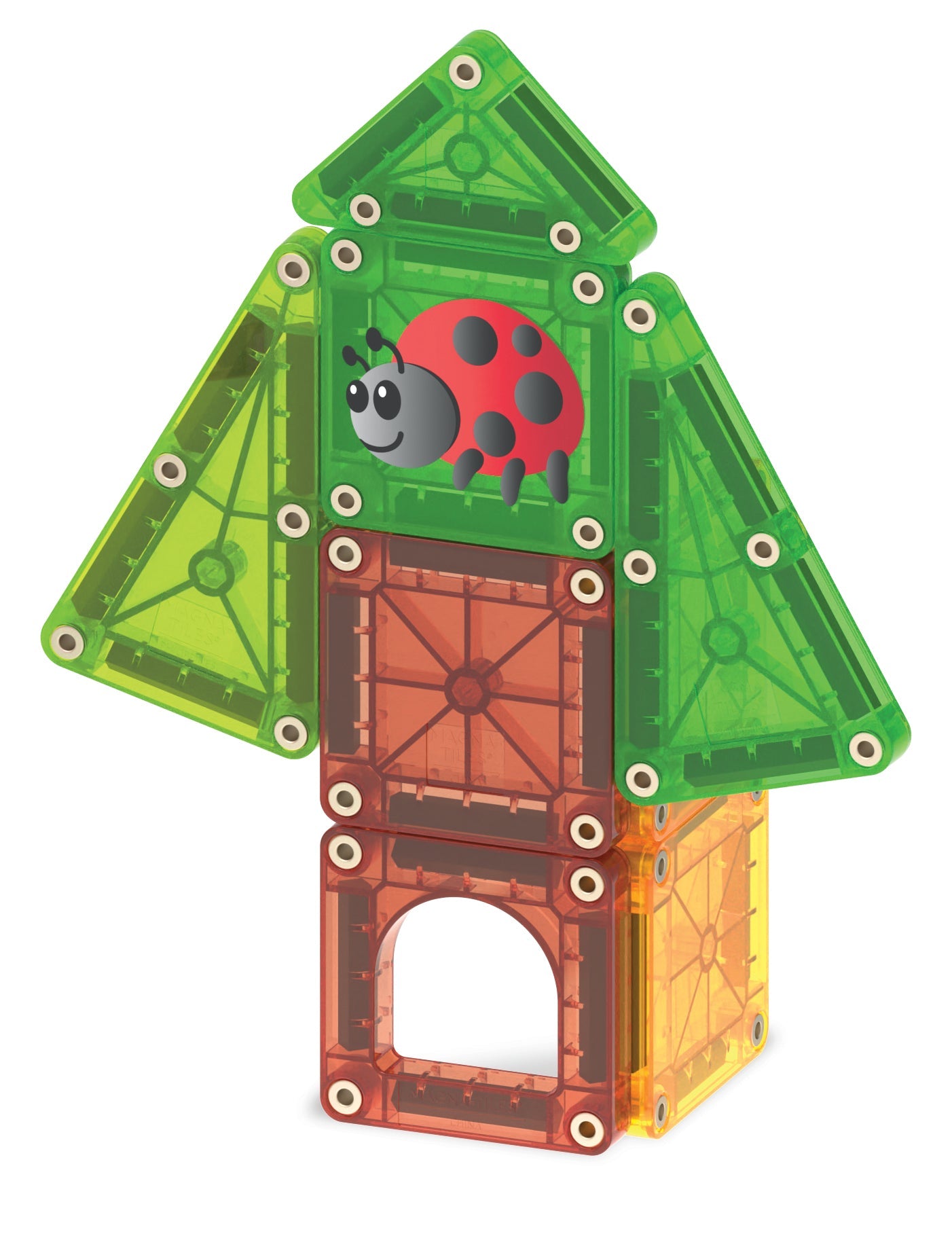 MAGNA-TILES - microMAGS - Tree House 24-Piece Travel Set