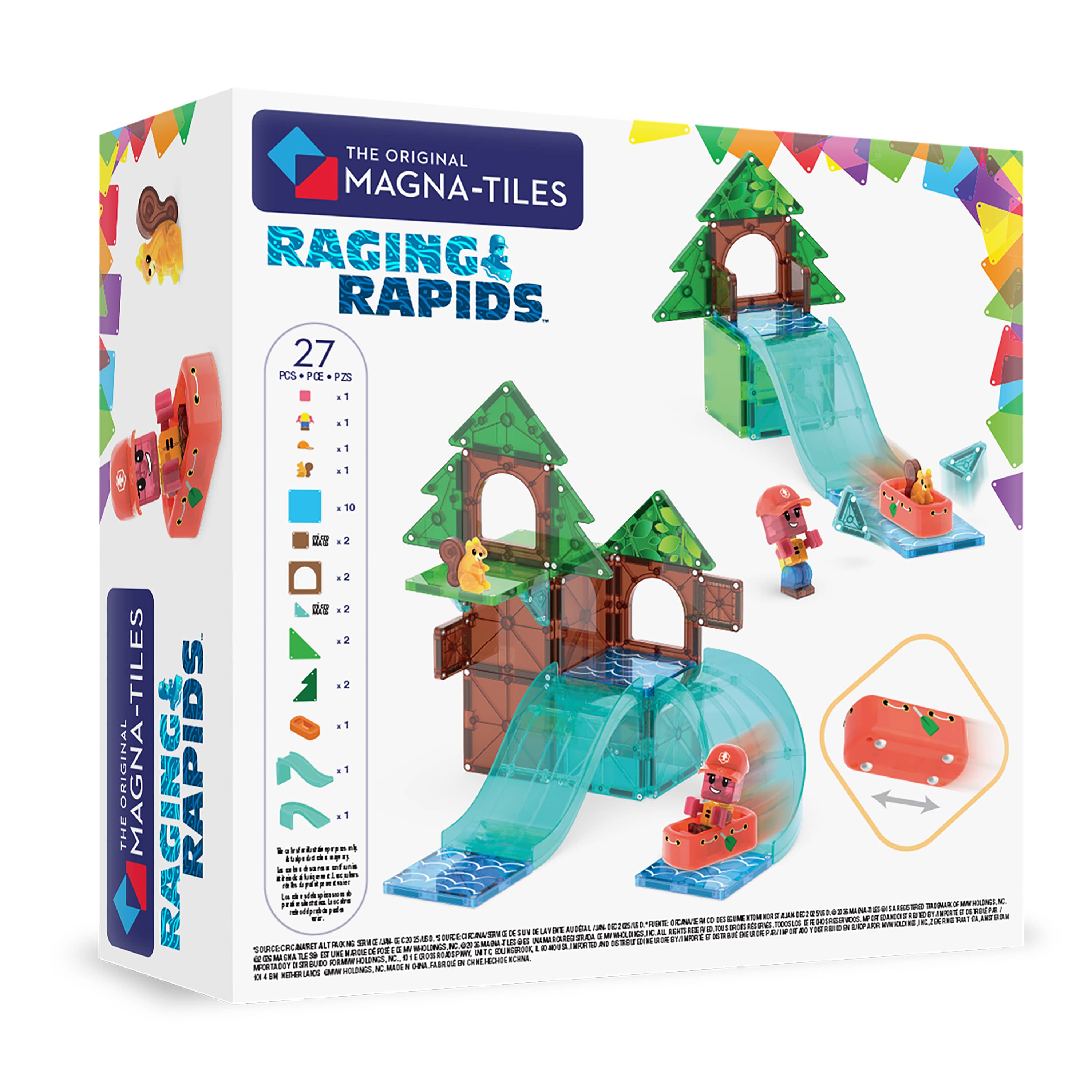 MAGNA-TILES - Raging Rapids - 27 Piece