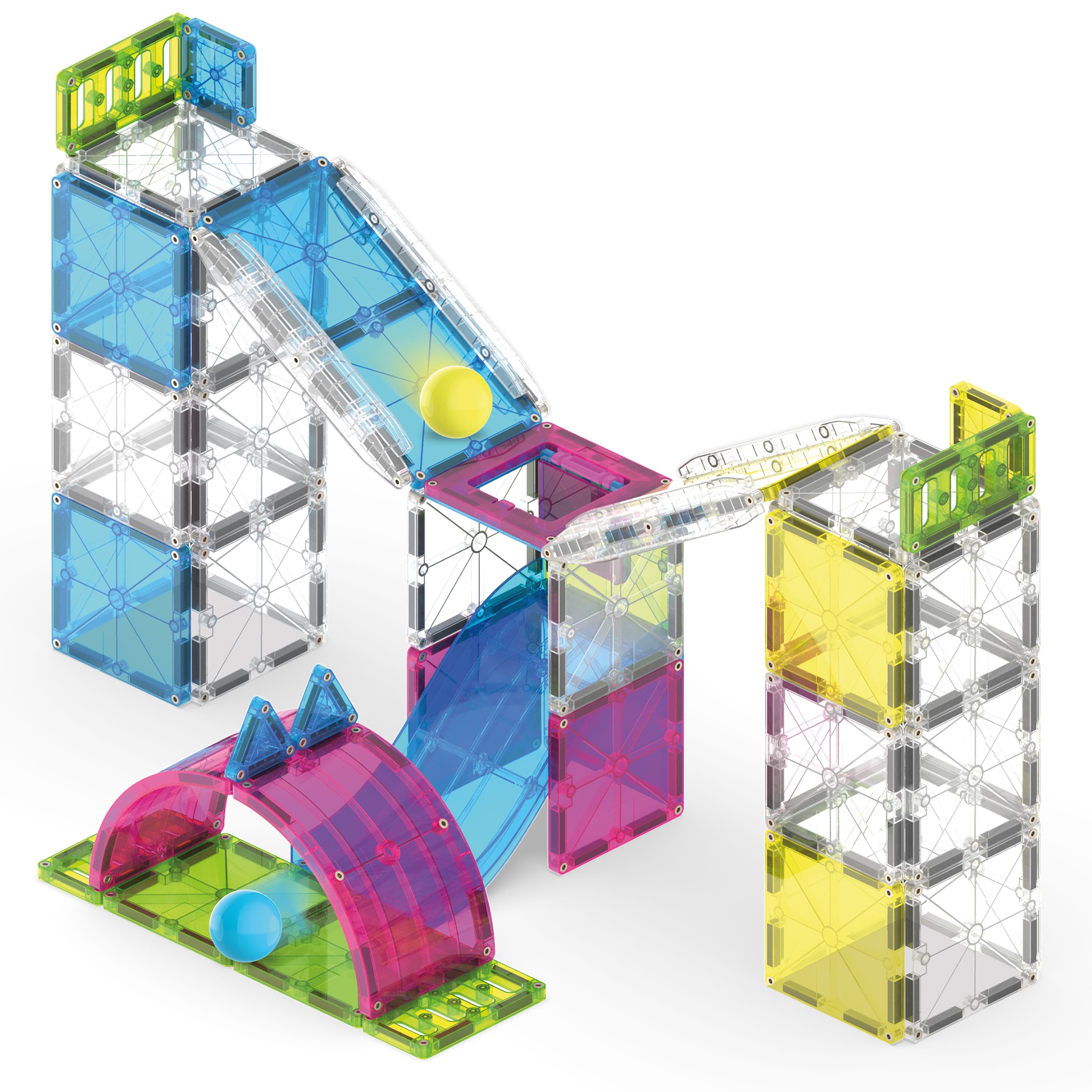 MAGNA-TILES - Rail Racers Max - 80 Piece