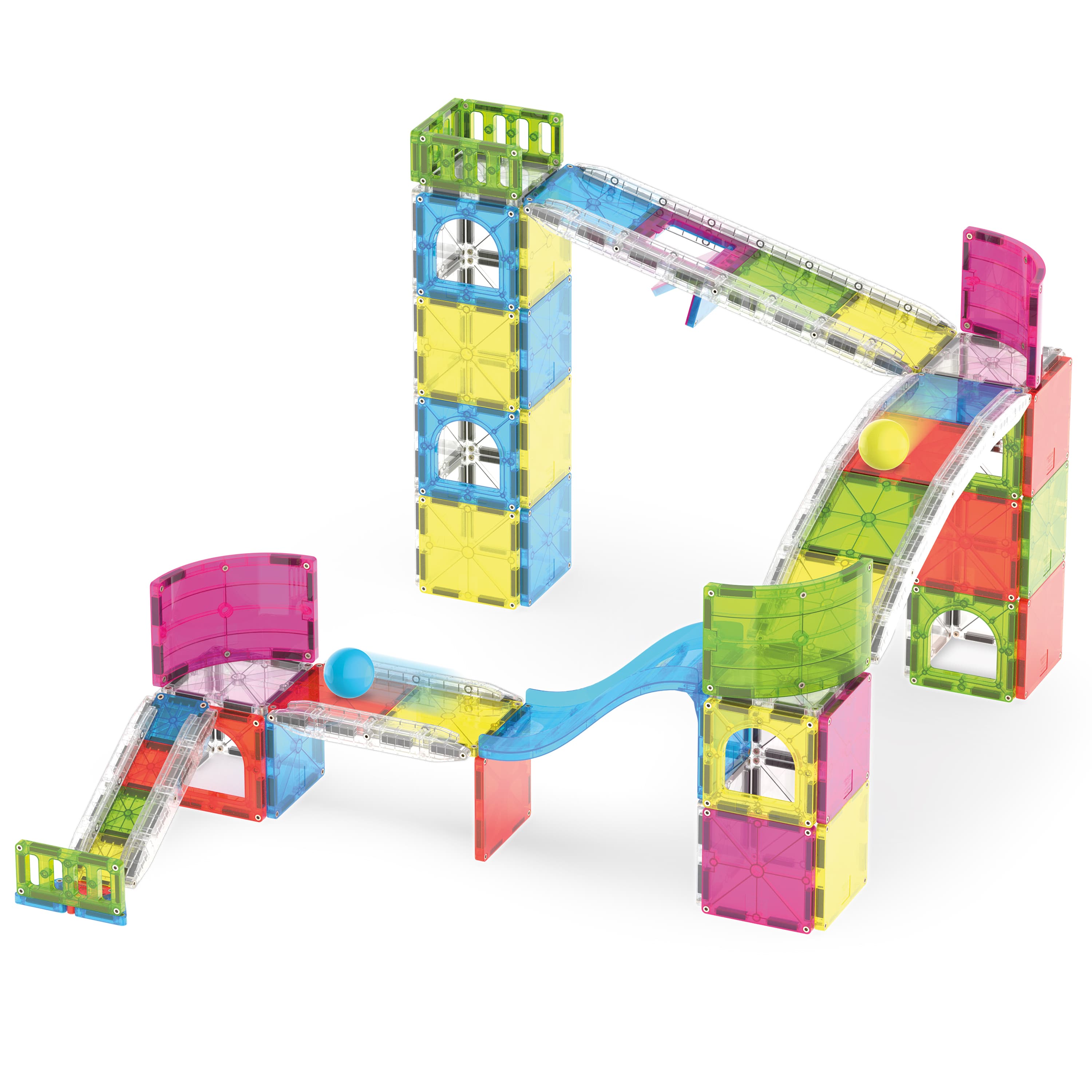 MAGNA-TILES - Rail Racers Max - 80 Piece
