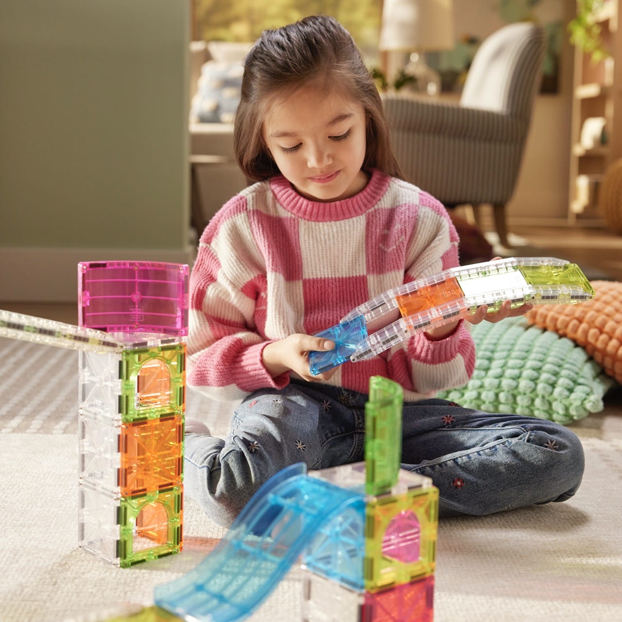 MAGNA-TILES - Rail Racers Max - 80 Piece