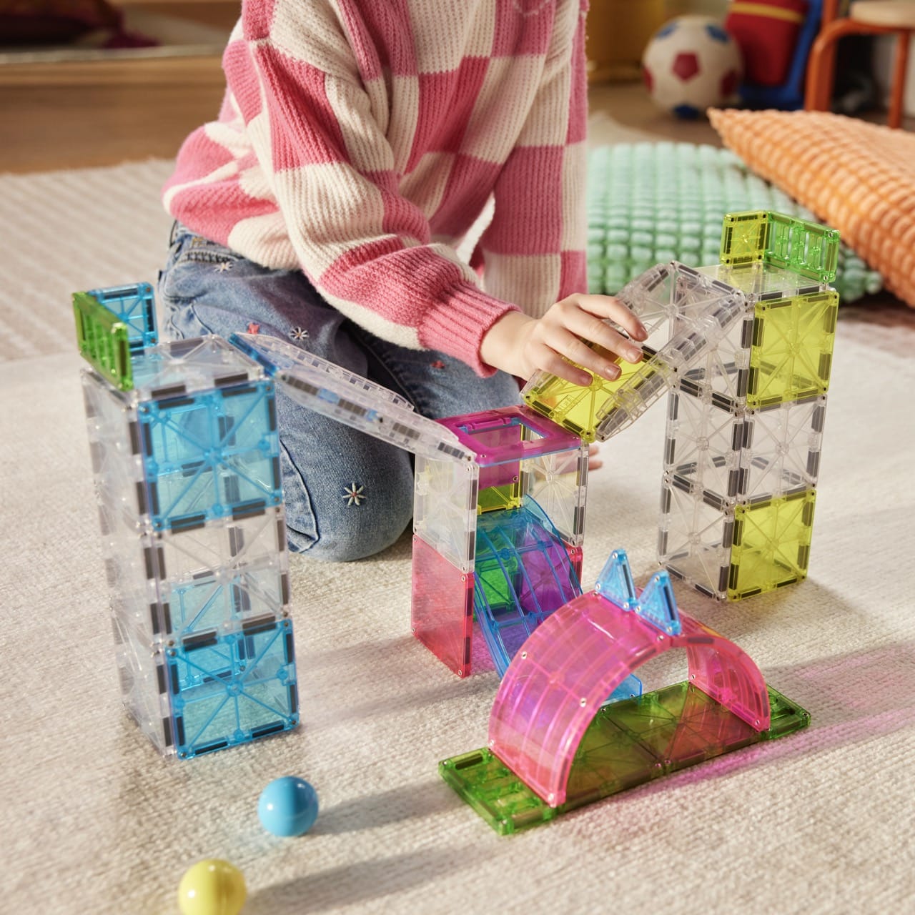 MAGNA-TILES - Rail Racers Max - 80 Piece