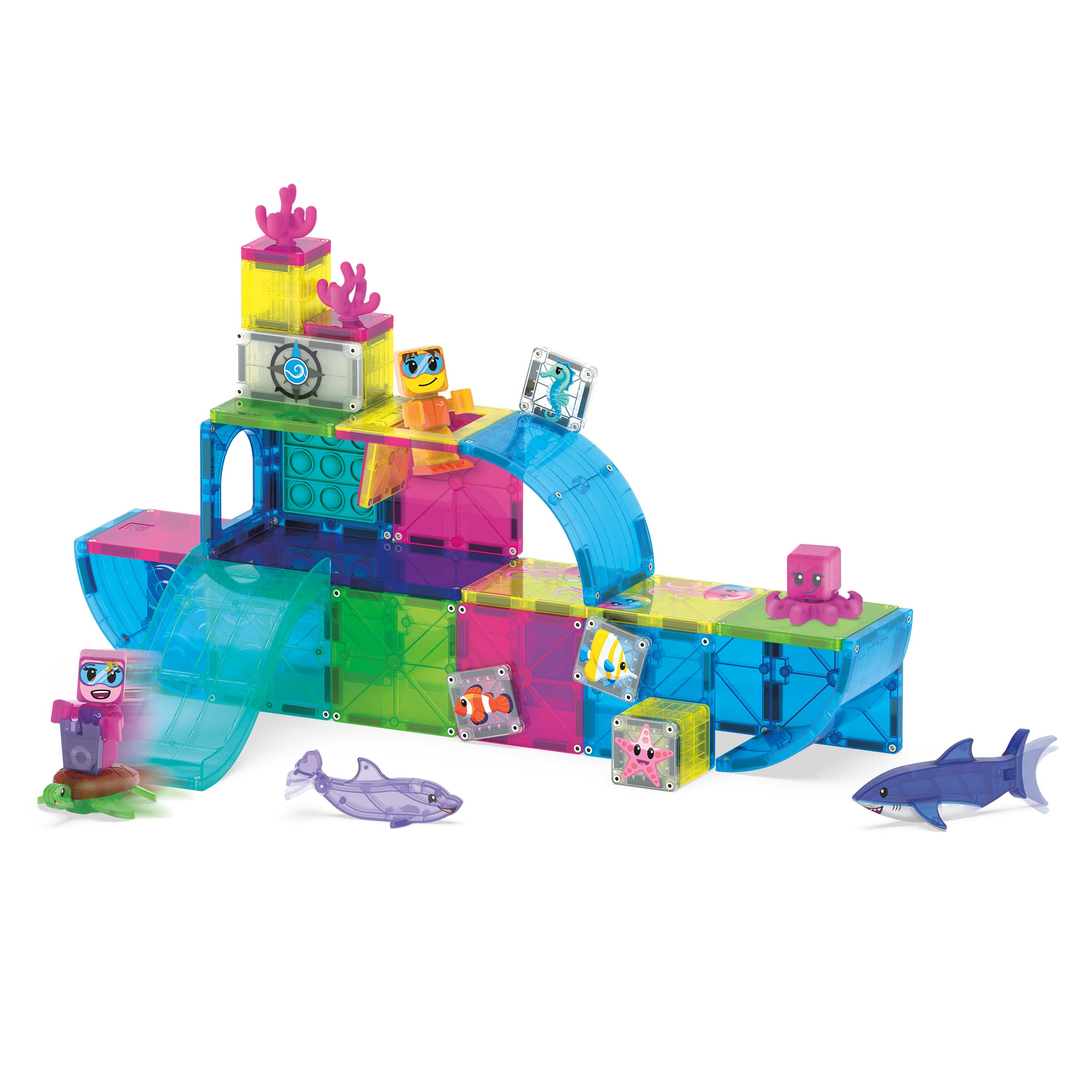 MAGNA-TILES - Undersea Adventure - 58 Piece