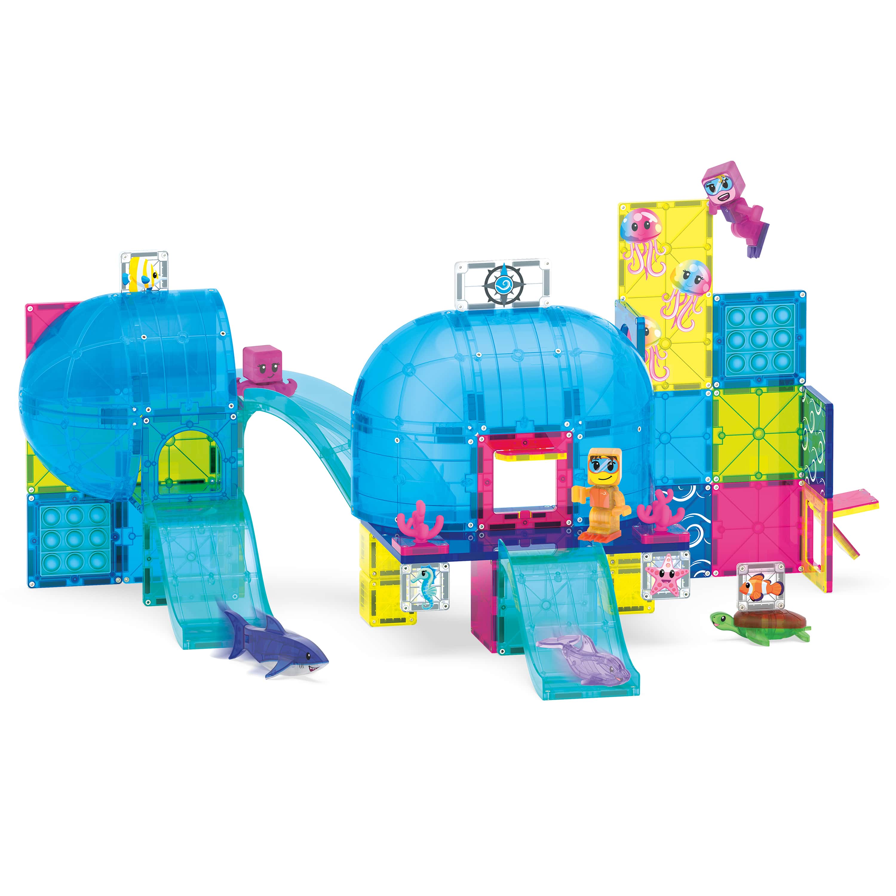 MAGNA-TILES - Undersea Adventure - 58 Piece