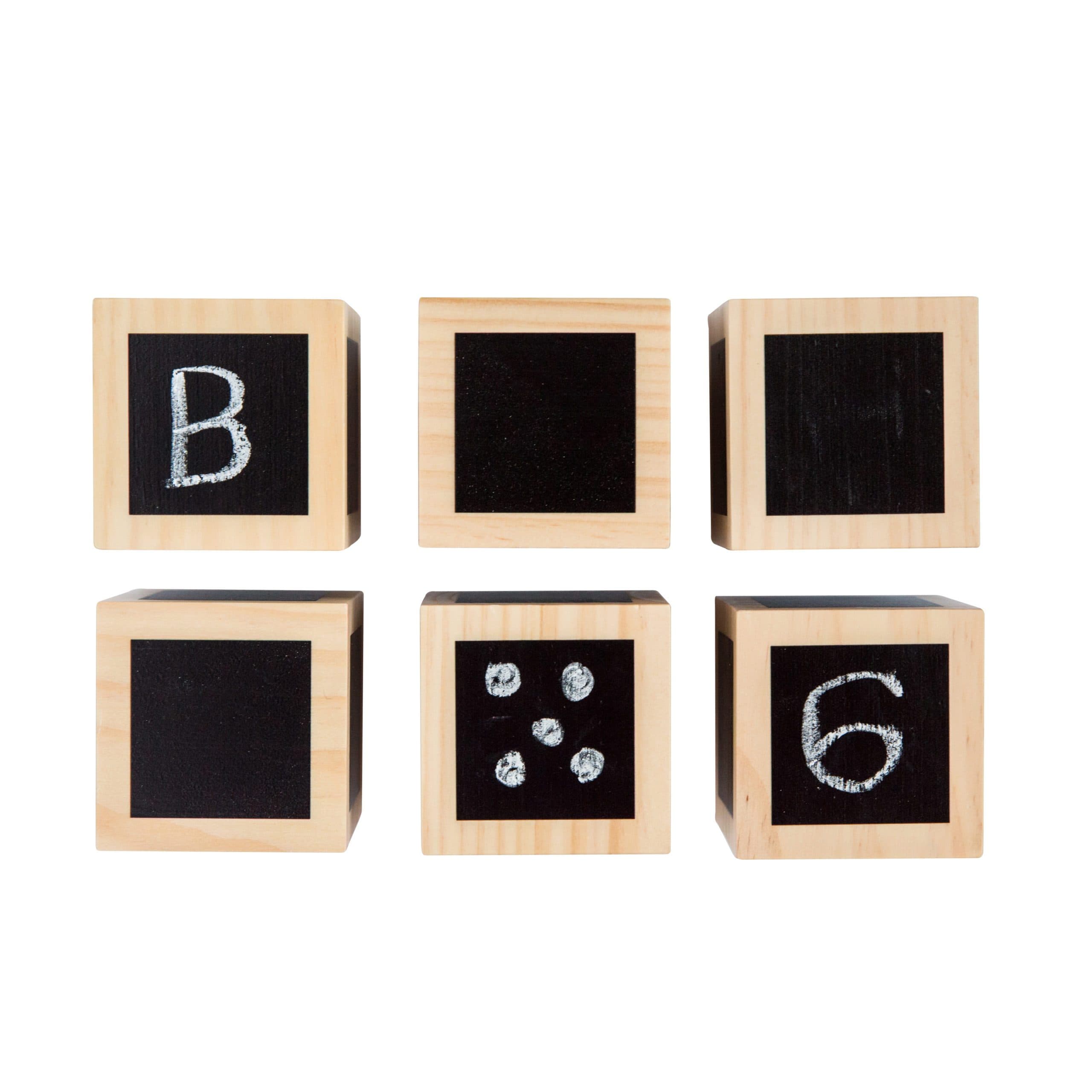Freckled Frog Fun with Chalk! Wooden Cubes