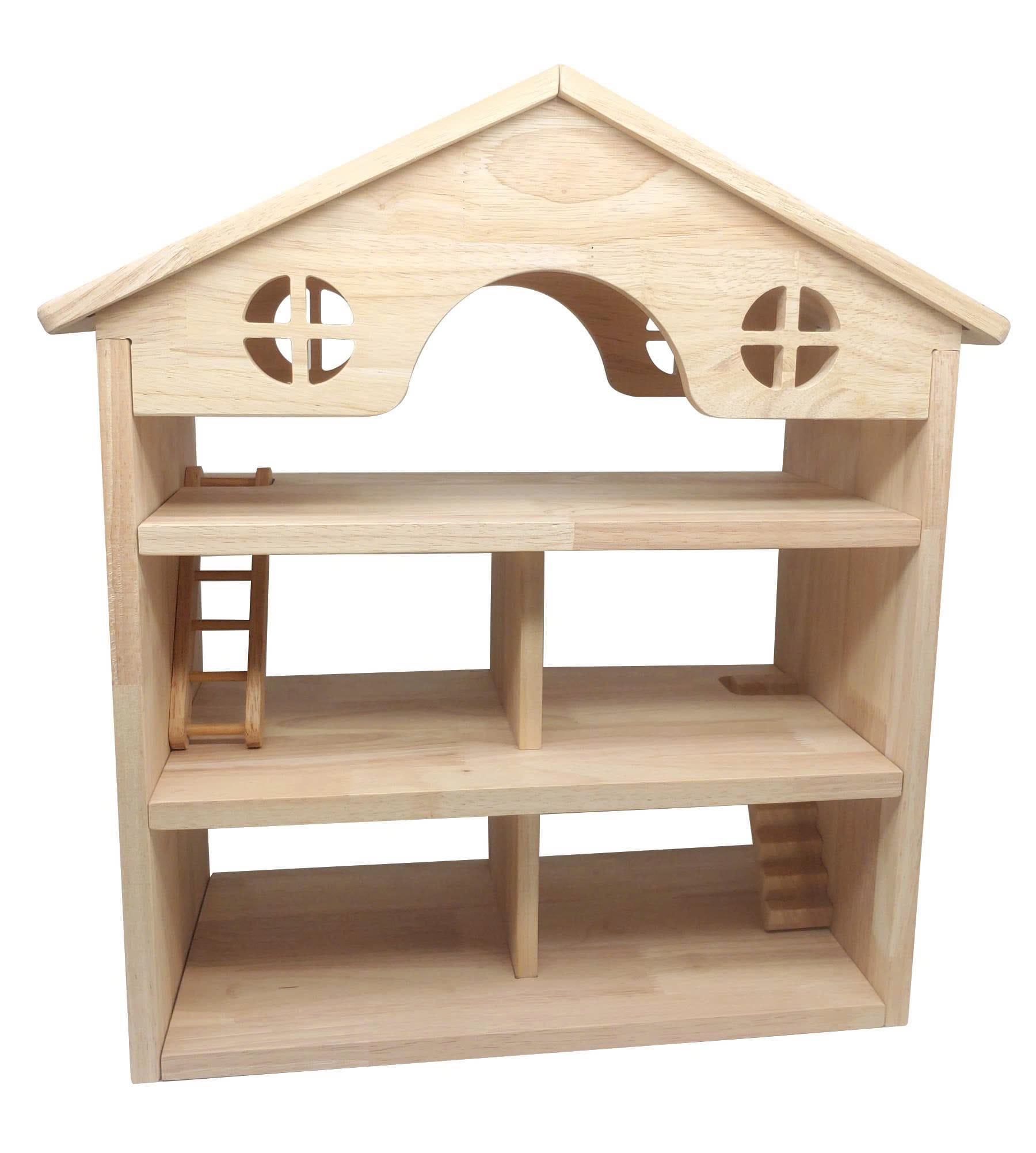 QToys Classic Wooden Dollhouse