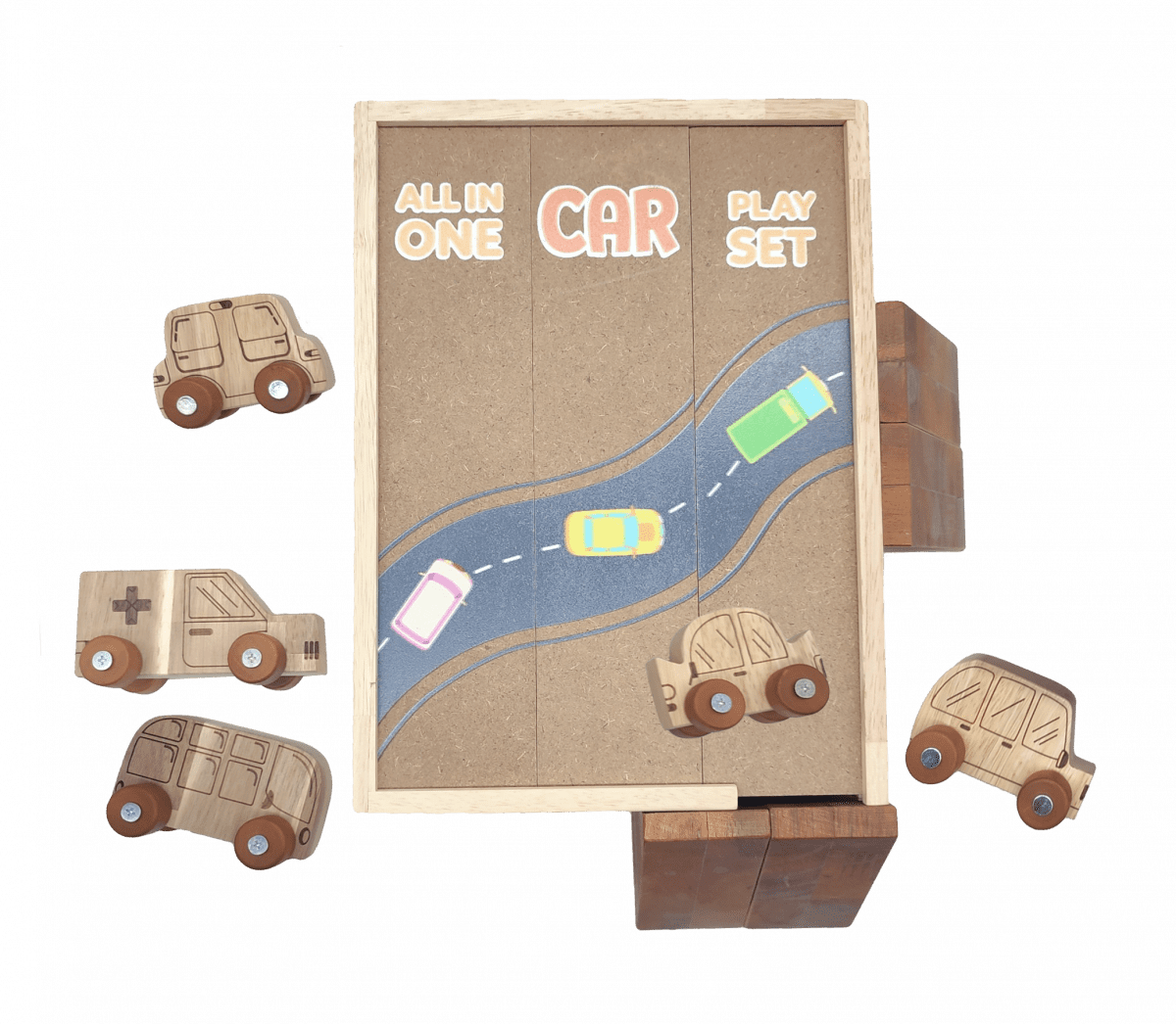 QToys All In One Car Play Set