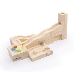 Guidecraft Unit Block Marble Run – 40 pc. set