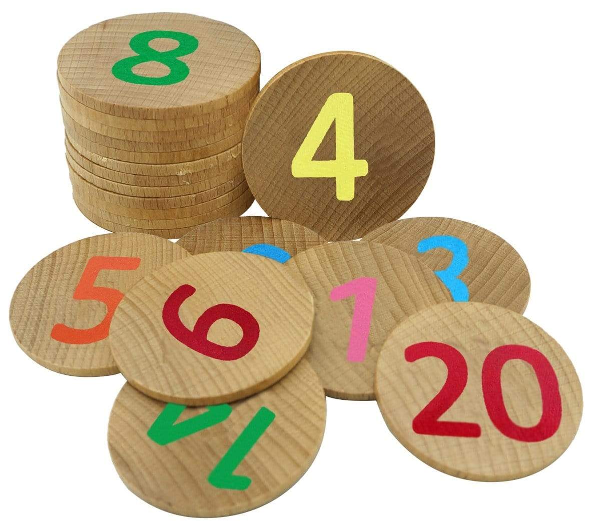 Freckled Frog Numbers 1-20 Wooden Matching Pairs