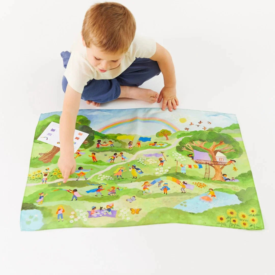 Sarah's Silks Seek & Find Playsilk 30 Ways to Play