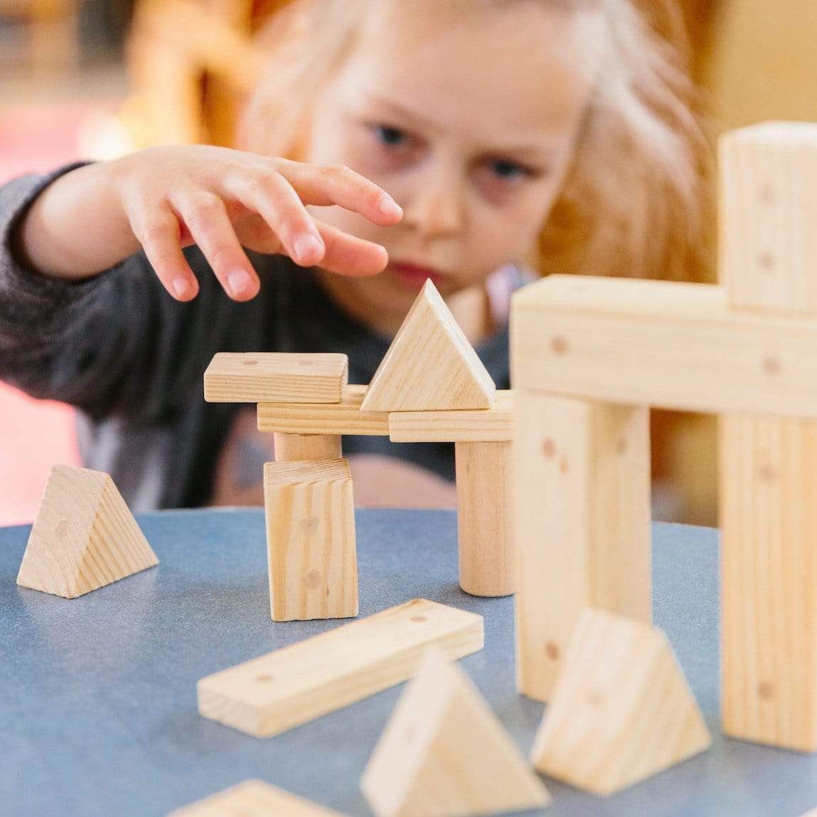 Freckled Frog Magnetic Wooden Blocks
