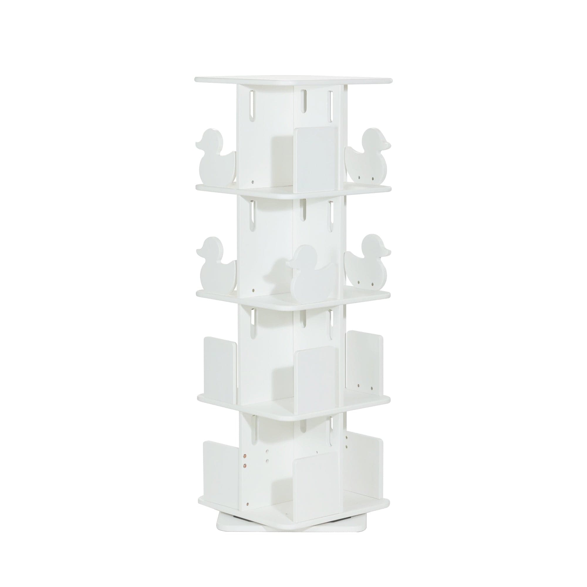 myduckling Montessori Rotating Bookcase Addon Layer - White