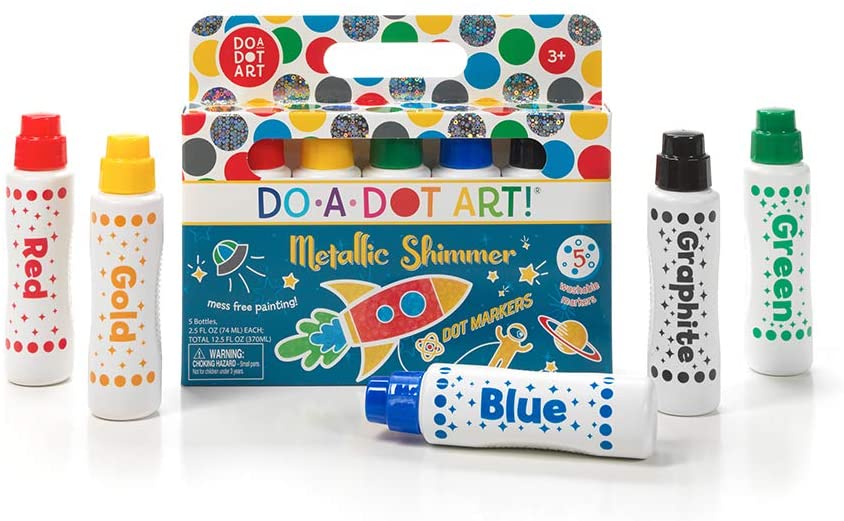 Do A Dot Art Metallic Shimmer Marker 5 Pack