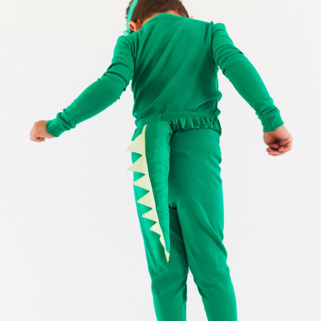 Sarah's Silks Green Dinosaur Tail