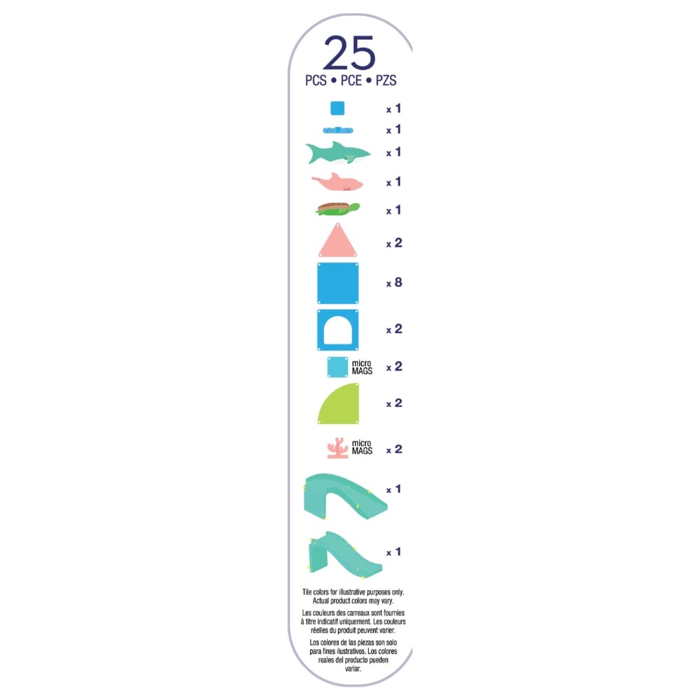 MAGNA-TILES - Coral Reef - 25 Piece