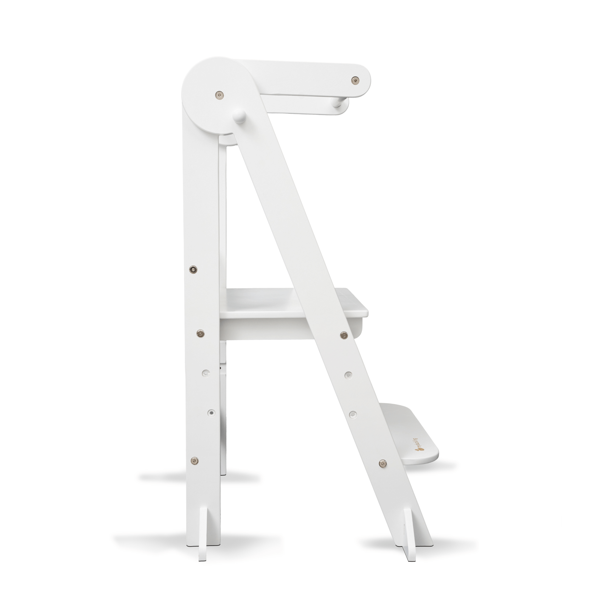 myduckling Deluxe Folding Adjustable Learning Tower - White